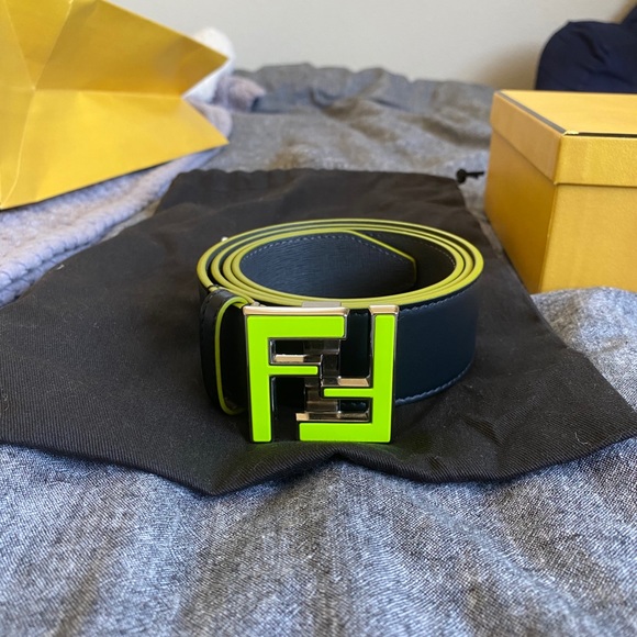 Blackgreen Fendi Belt 